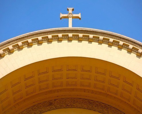 Architectural fragment of basilica in Al-Matariyyah (Heliopolis), Cairo