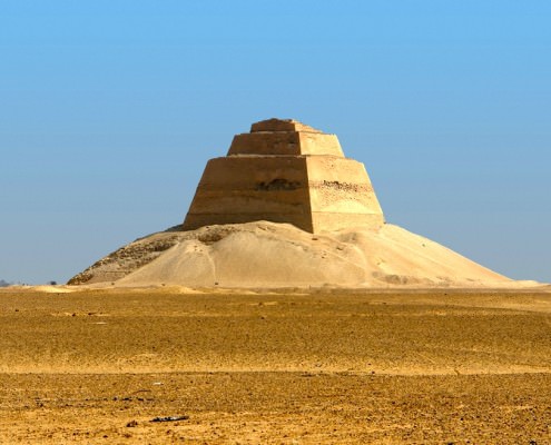 Meidum Pyramid in Egypt