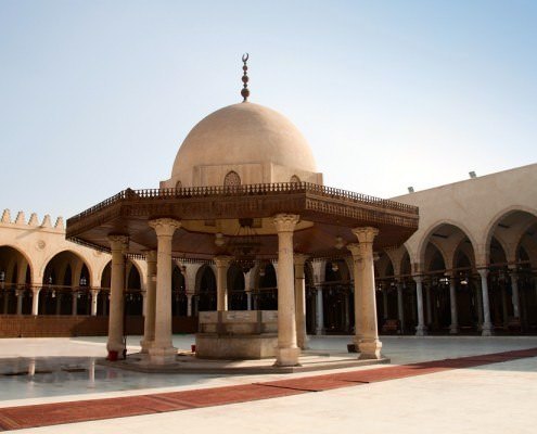 Mosque of Amr Ibn al-As in Cairo is the oldest mosque in Africa