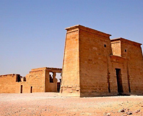 Temple of Dakka in Nubia, Upper Egypt