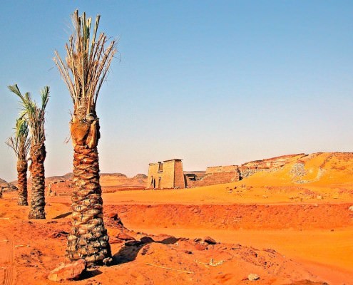 Temple of Wadi El Seboua. Lake Nasser, Egypt