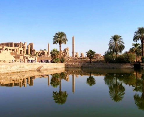 The Sacred Lake of Karnak Temple