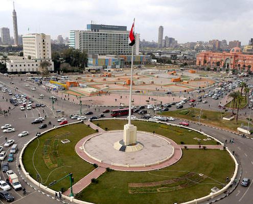 Tahrir Square, Downtown Cairo