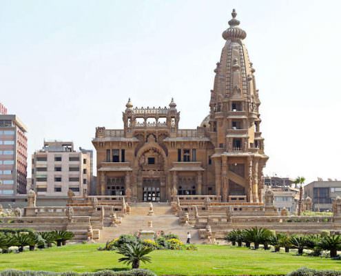 The Abandoned Baron Empain Palace in Heliopolis City in Cairo, Egypt