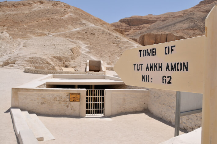 Tumba de Tutankamón en Valey de los Reyes
