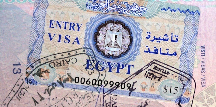 Egypt Visa stamp