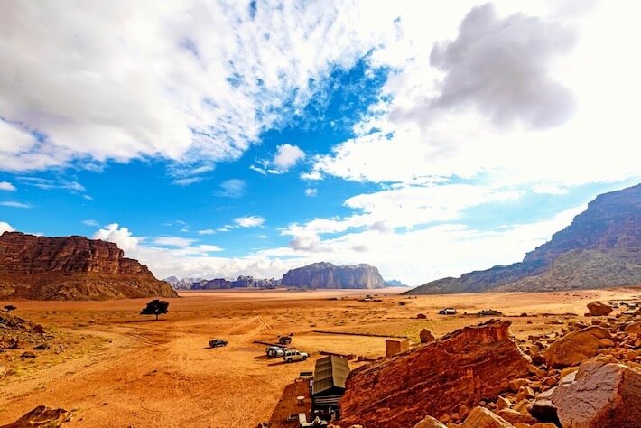 Jordan Tour Packages from USA - The scenic desert in Wadi Rum, Jordan Lawrence's Spring