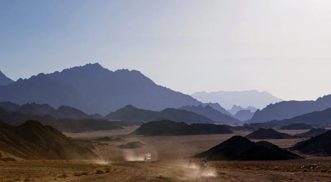 Atv In Nabq National Park. Sharm El Sheikh. Egypt