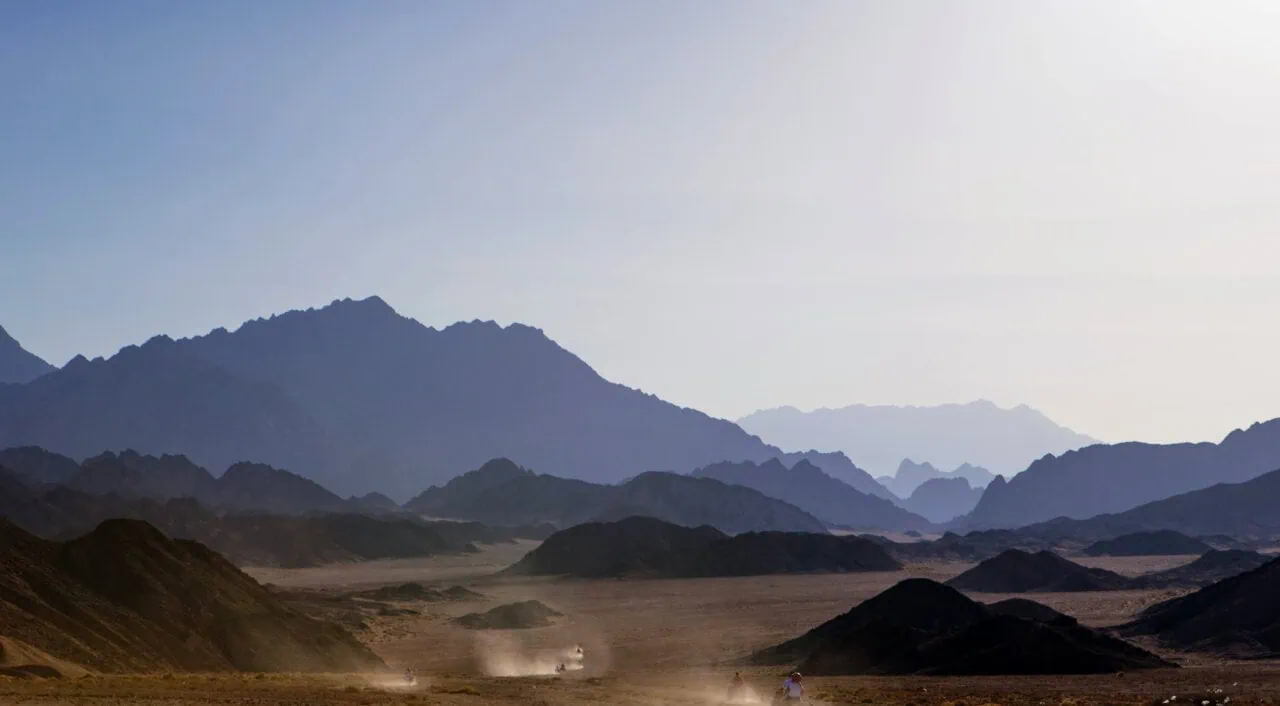 Atv In Nabq National Park. Sharm El Sheikh. Egypt