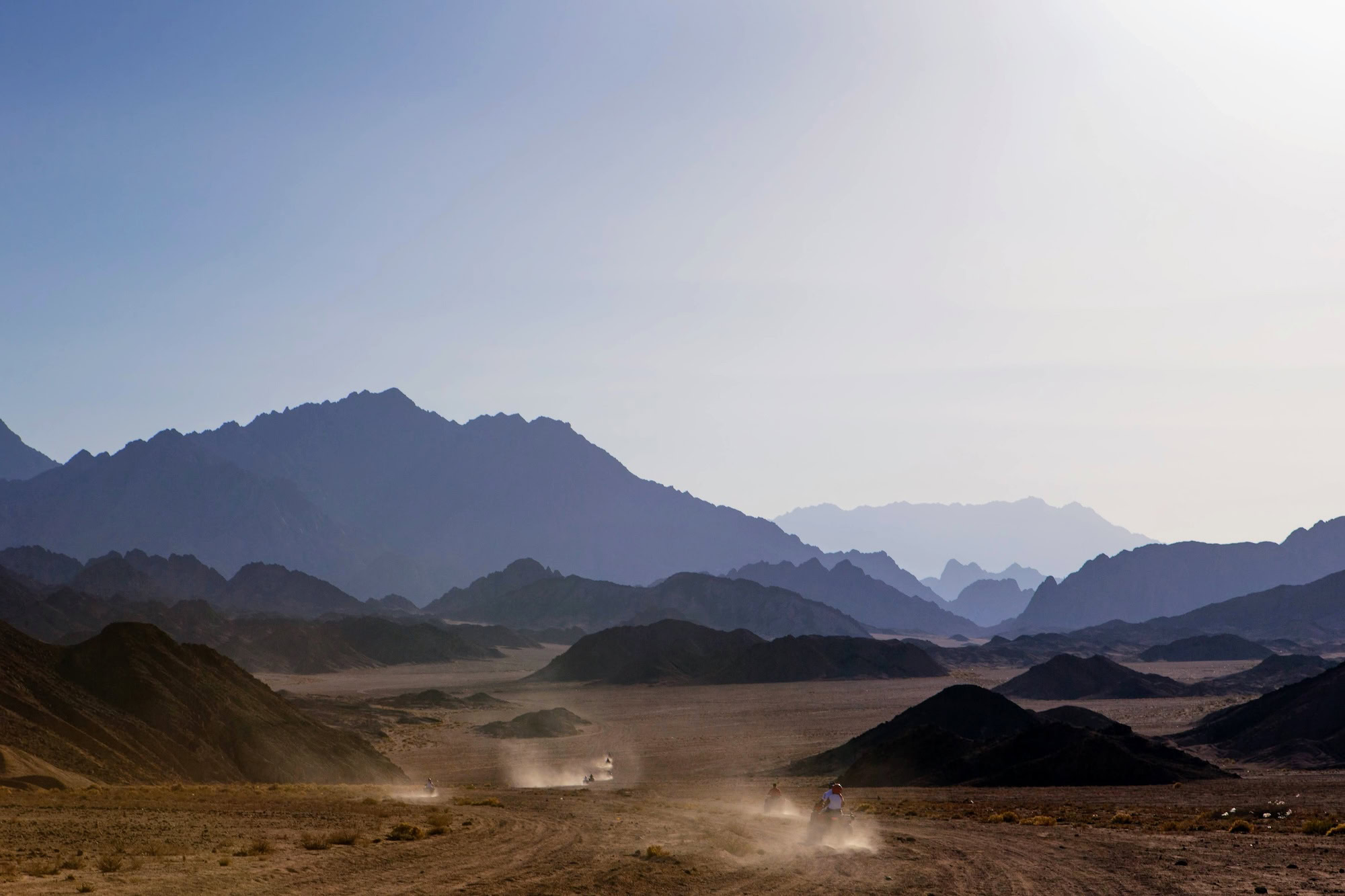 Atv In Nabq National Park. Sharm El Sheikh. Egypt