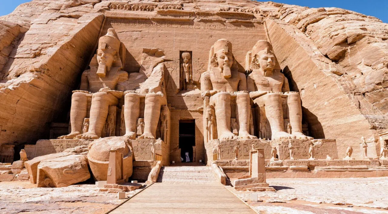 The Great Temple of Ramesses II in Abu Simbel
