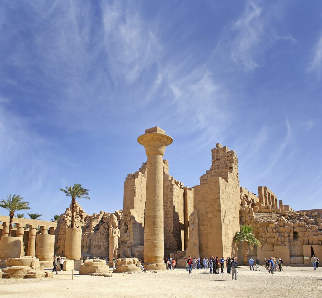 Vast Karnak Temple complex recognized as a UNESCO World Heritage Site