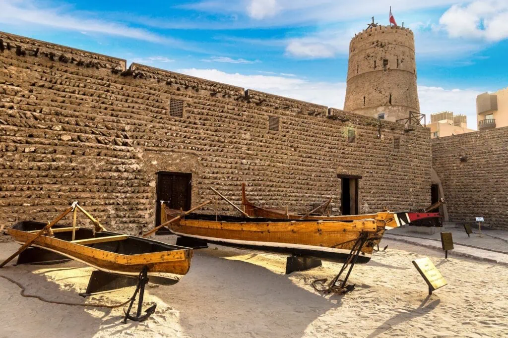 Al Fahidi fort ancient arabic fortress in Dubai Museum United Arab Emirates 1