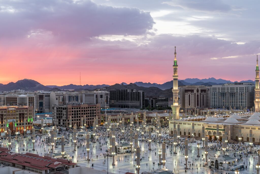 The Prophet's Mosque in al-Madinah al-Munawwarah