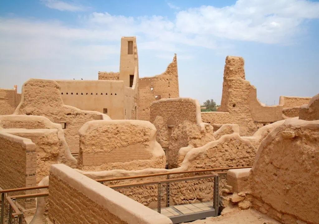 Streets of the old city Diriyah