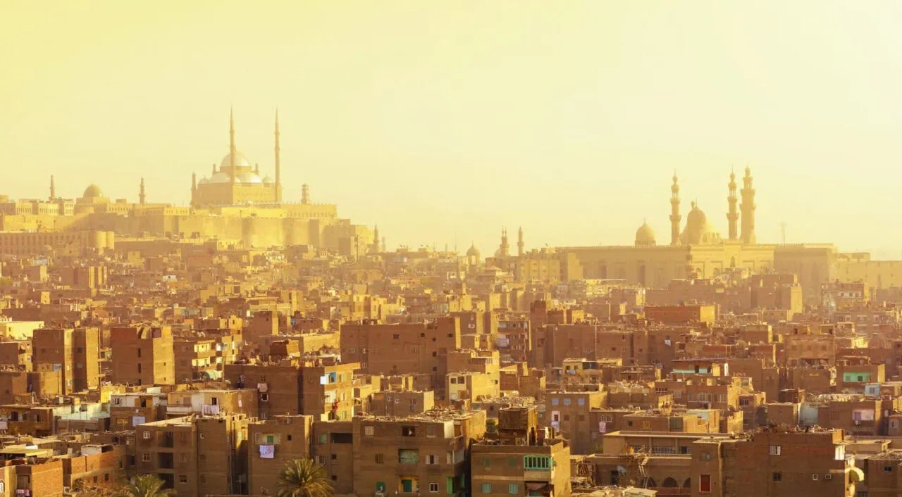 Arabian City In Yellow Gamma. Cairo