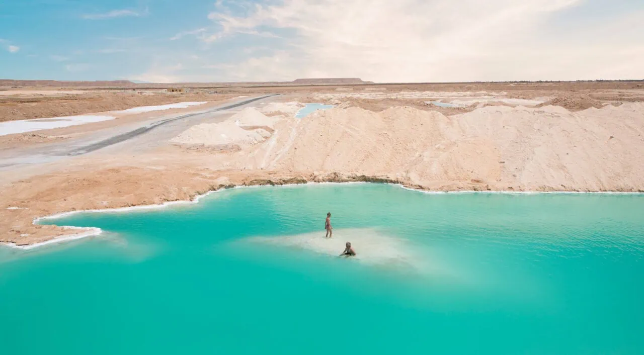 Salt Plains and Lakes in Siwa Oasis