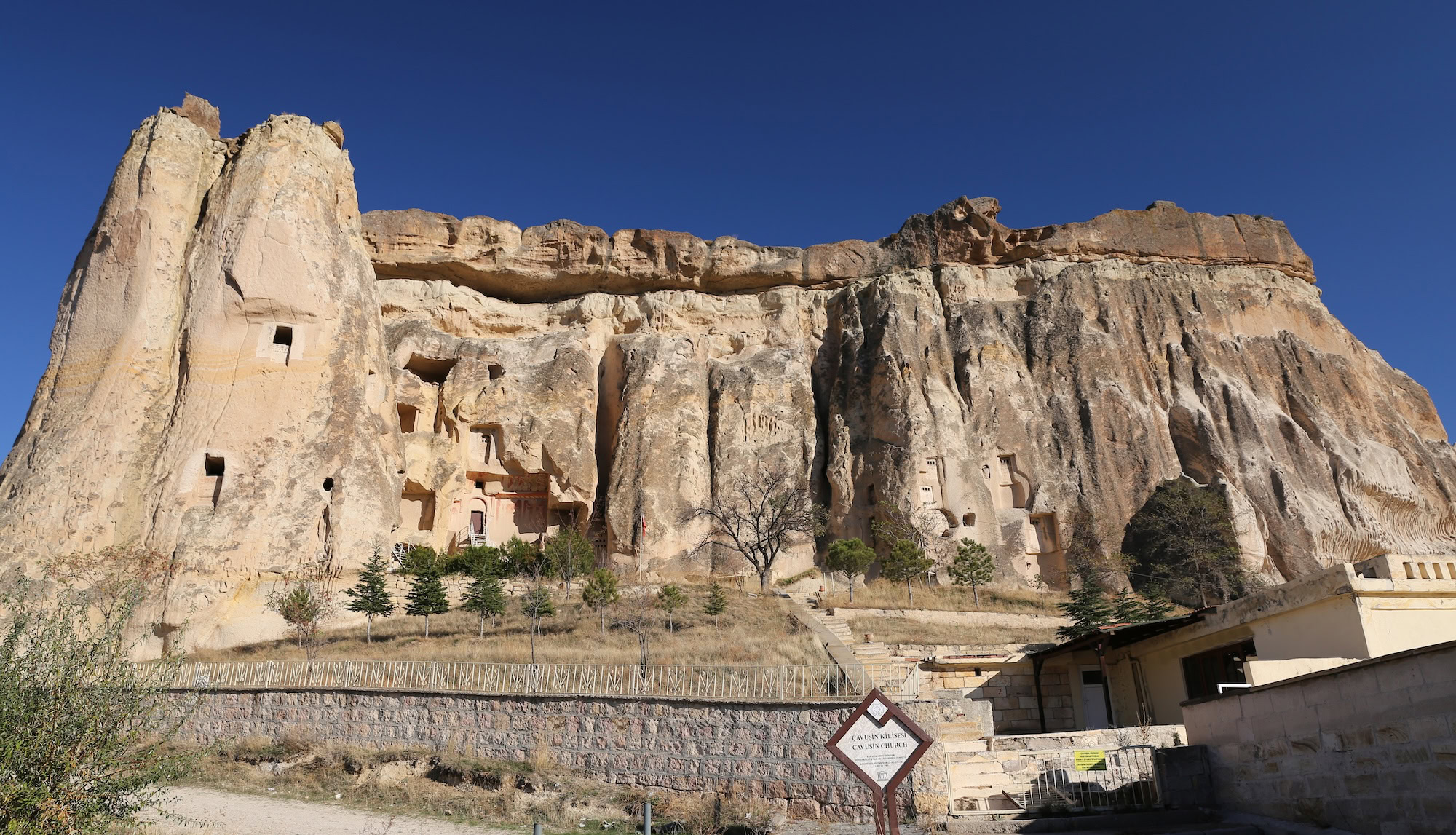 Ancient cave churches carved into Cappadocia's fairy chimney rock formations