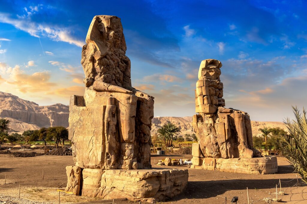 Colossi Of Memnon In Luxor Valley Of Kings