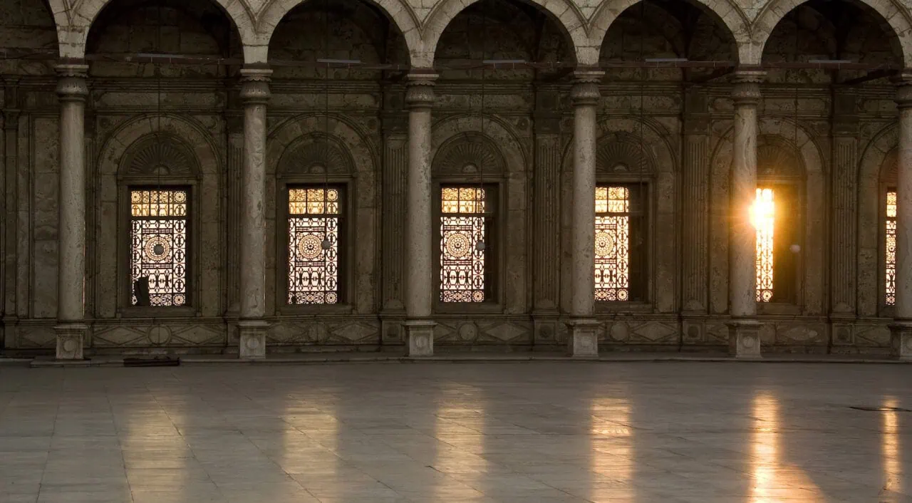 Interior of Mohammed Ali Mosque in Cairo