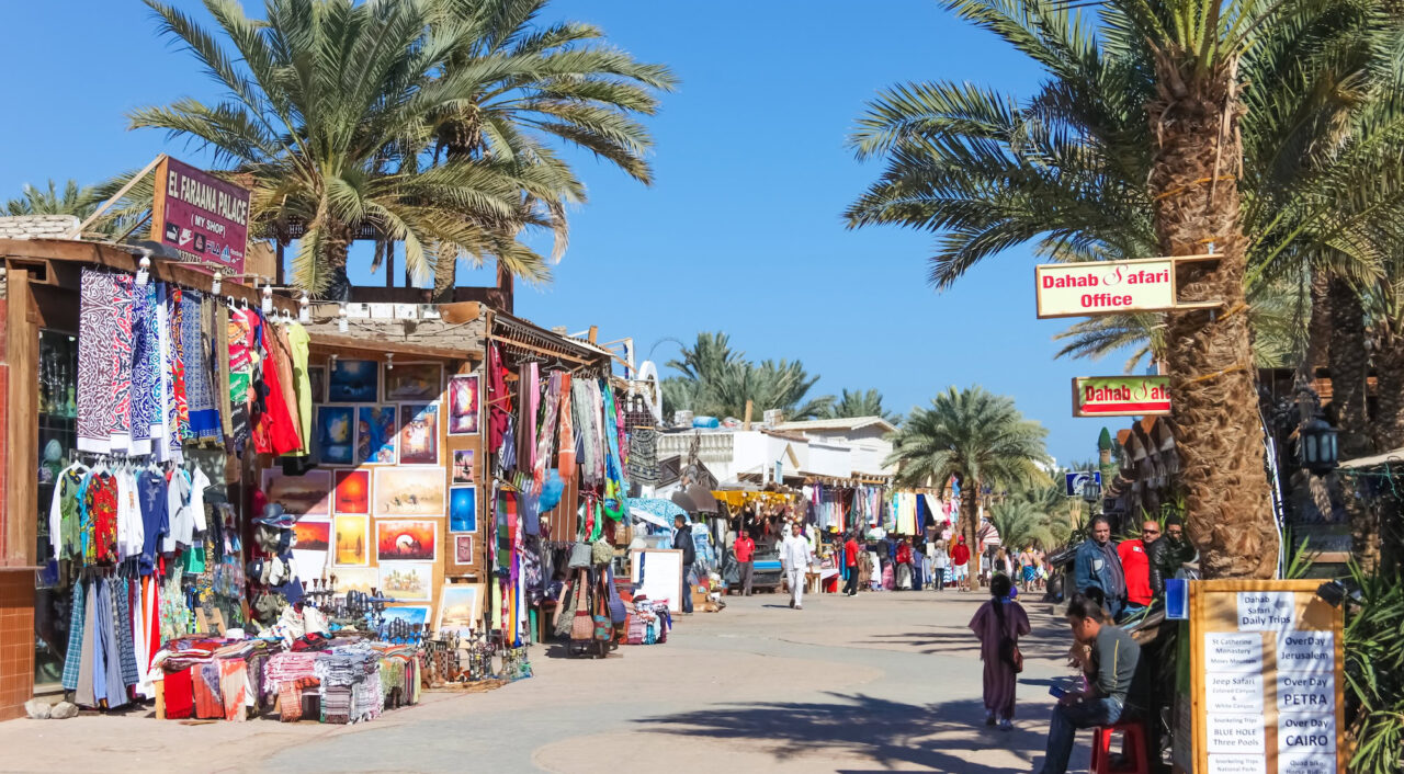 Market street in Dahab