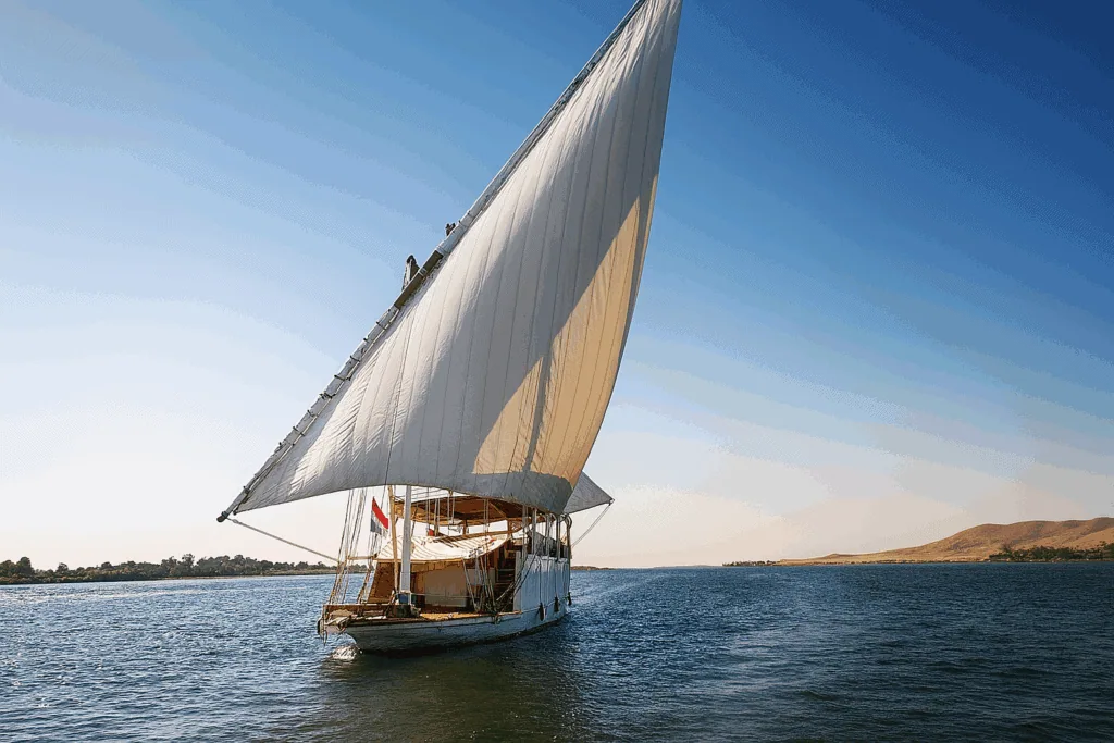 Traditional Dahabiya on the Nile River