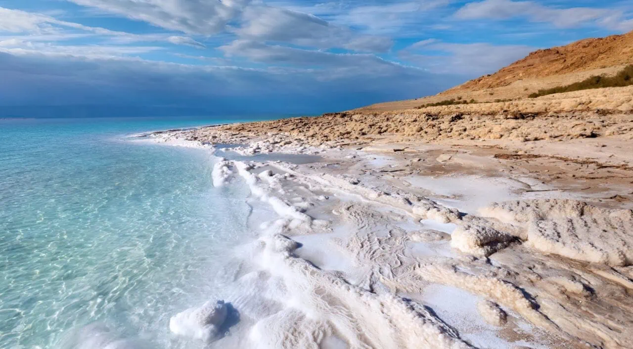 Mar Muerto, en Jordania