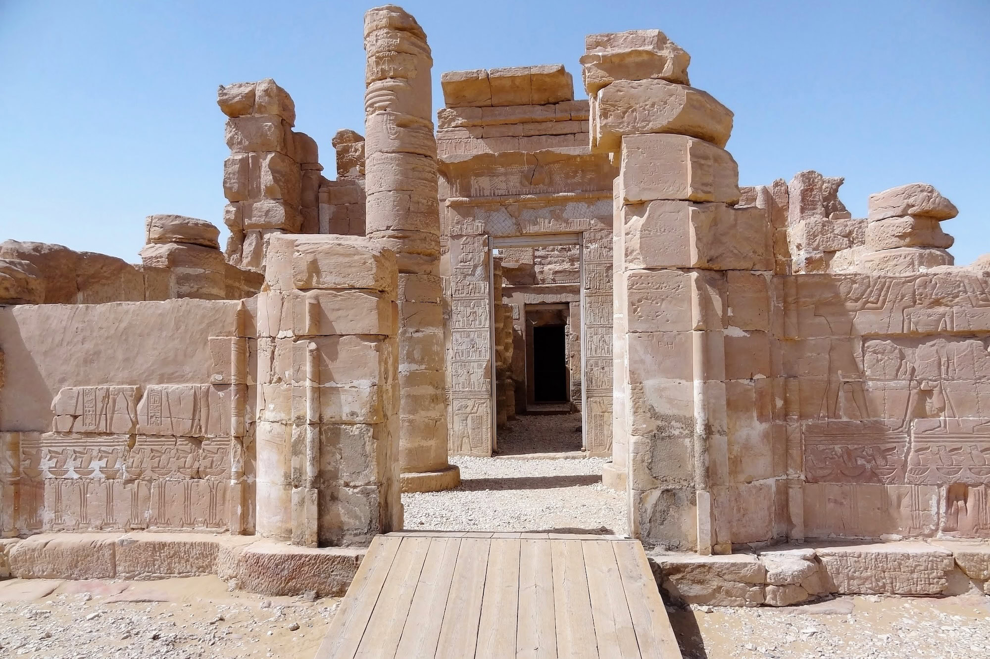 Deir El Hagar Temple – An Ancient Wonder Preserved by Nature