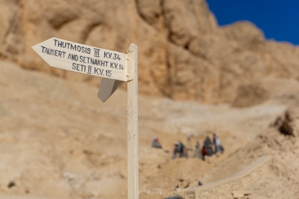 Royal Tombs of Thutmose III Tausert Setnakht and Seti II in the Valley of the Kings, Egypt