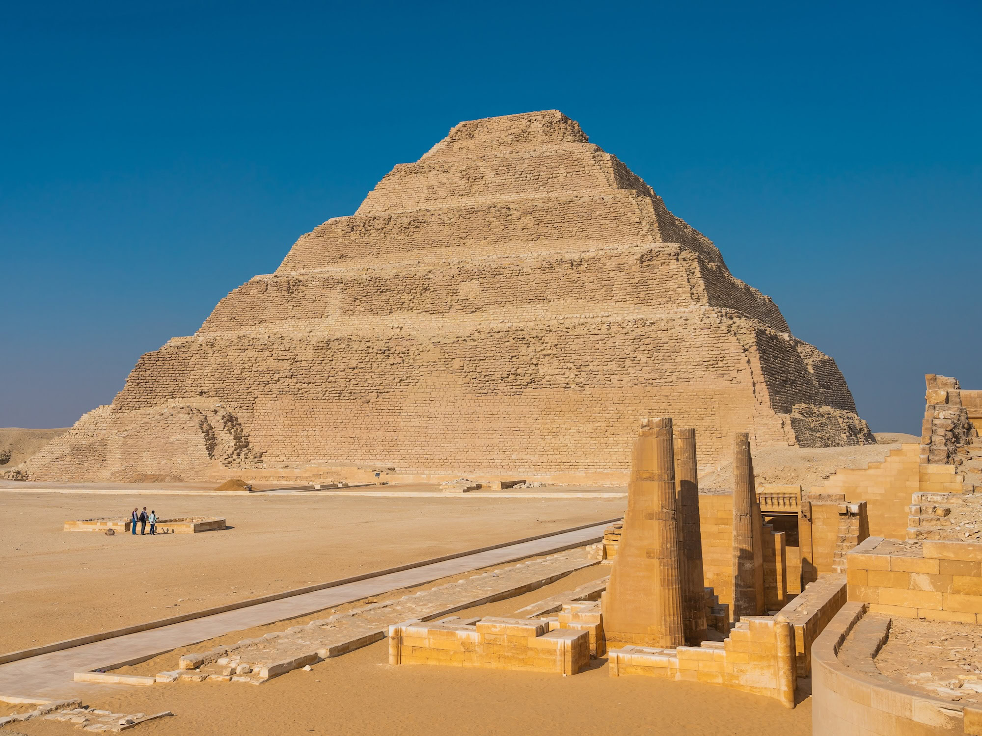 Pirâmide Escalonada de Djoser, em Saqqara