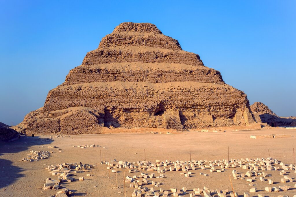 Djoser's step pyramid at Saqqara