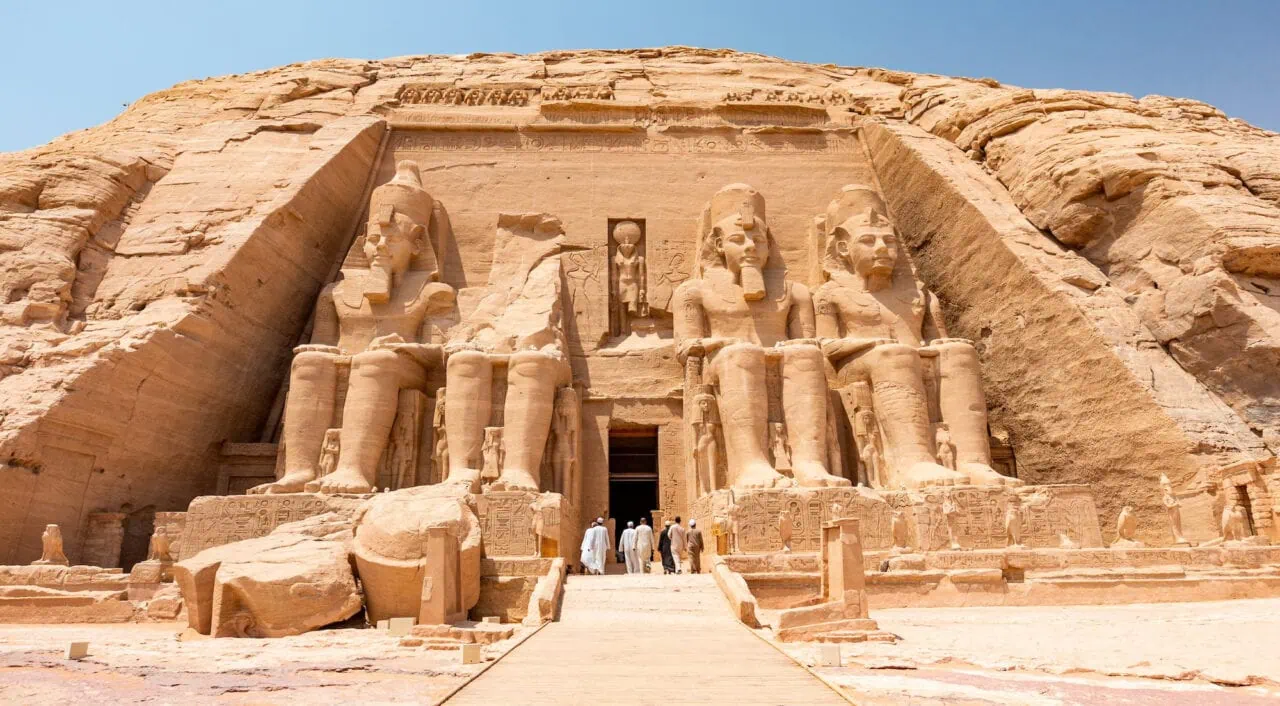 The Temple of Ramses II at Abu Simbel, Aswan