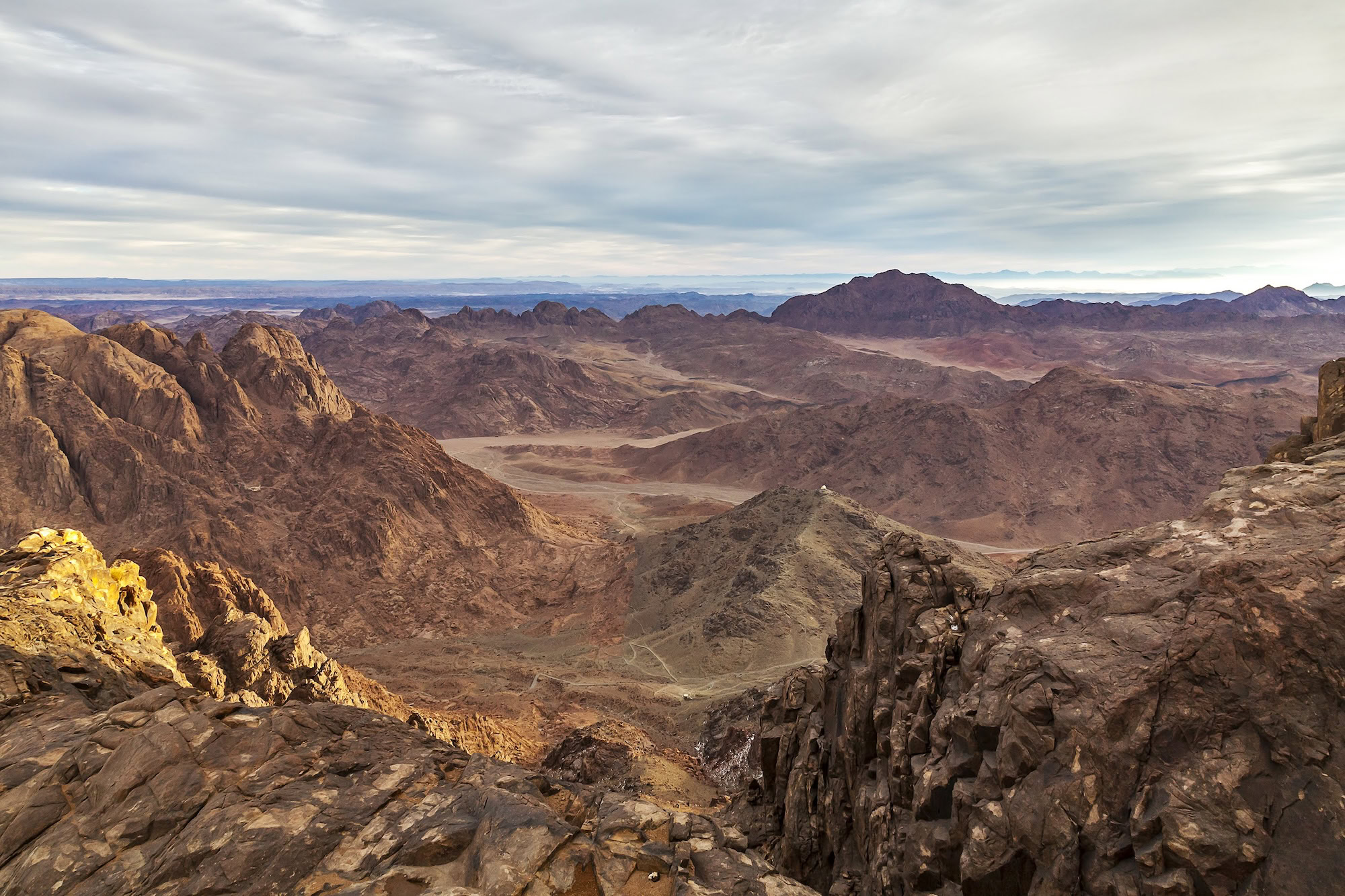 Pilgrims’ path on Mount Moses (Mount Sinai), South Sinai