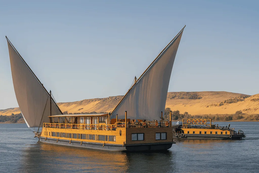 Eyaru Dahabiya nile cruise sailboat