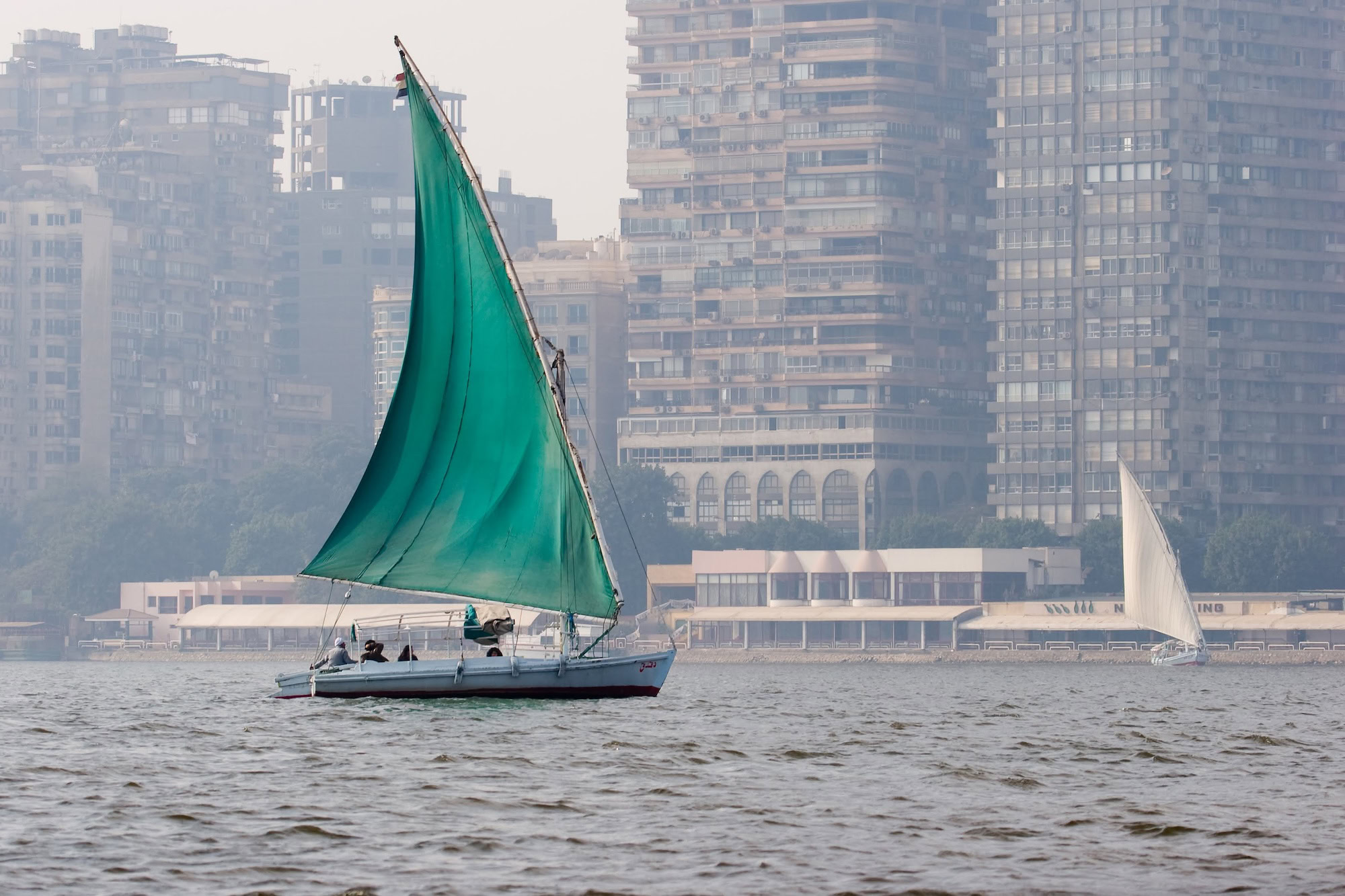 Felucca On Nile Cairo Egypt