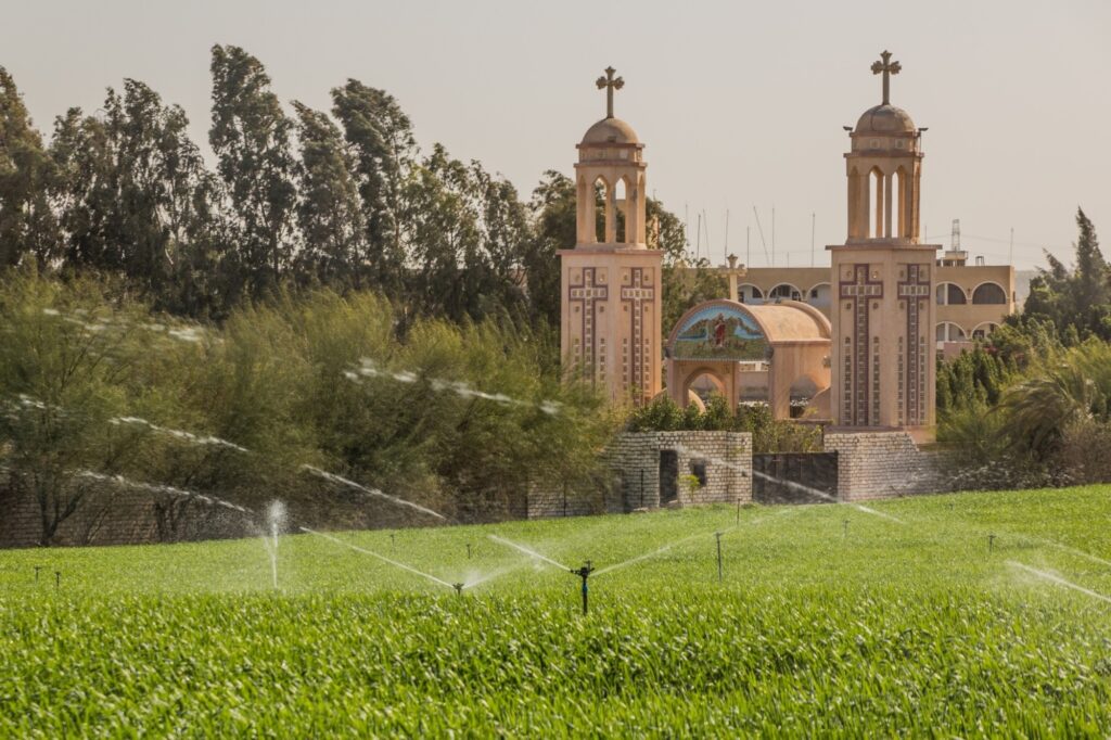 Gate of the Monastery of Saint Mary El-Sourian in Wadi El Natrun