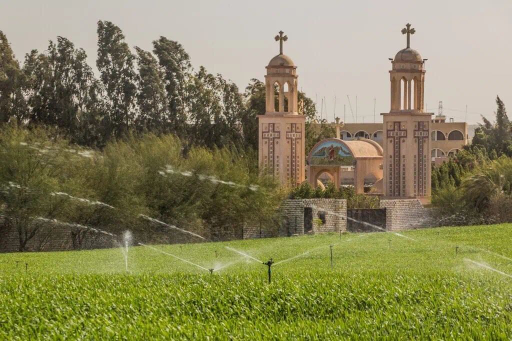 Gate of the Monastery of Saint Mary El-Sourian in Wadi El Natrun