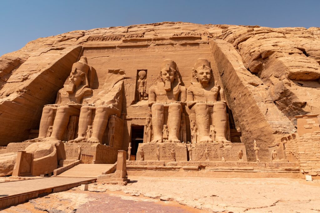 The Temple of Ramses II at Abu Simbel, Aswan