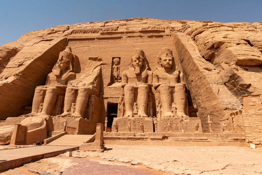 The Temple of Ramses II at Abu Simbel, Aswan
