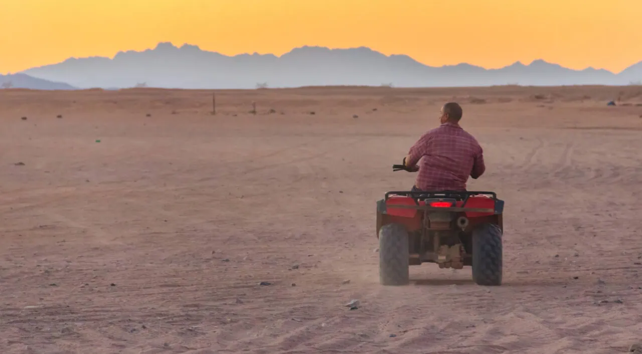 Hurghada Egypt - December 10 2018: Young Man In Safari