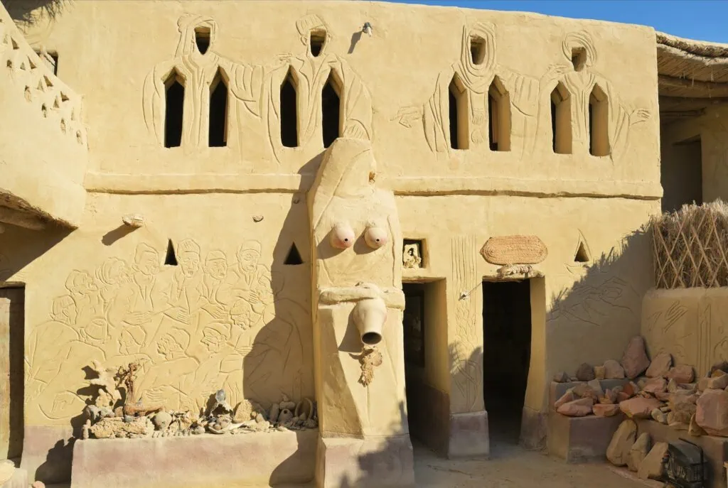 Inside the Badr Museum is a unique cultural landmark located in Farafra Oasis,
