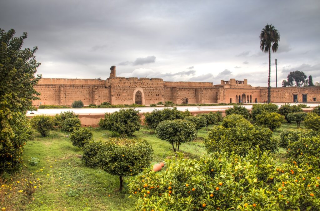 Garden inside Bab Agnaou Palace