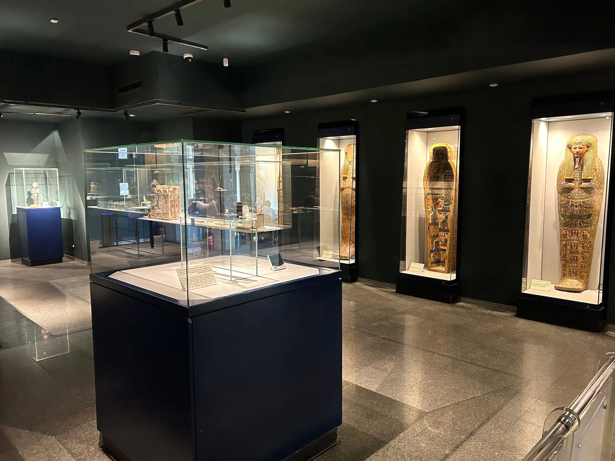 Luxor Museum of Mummification - Mummy on display in the museum