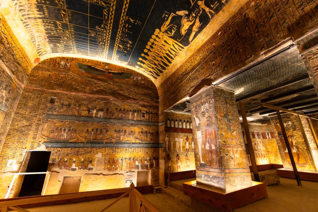 Seti the first tomb in the valley of Kings in Luxor