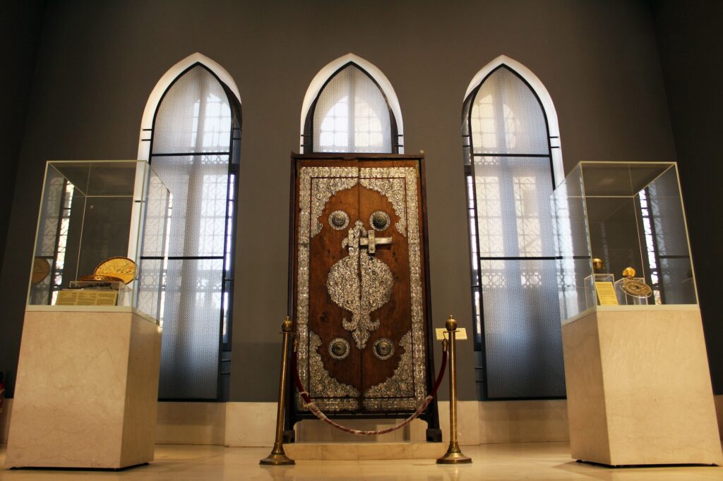 Islamic object in the exhibition display of the Egyptian Museum of Islamic Art at Cairo Egypt 1