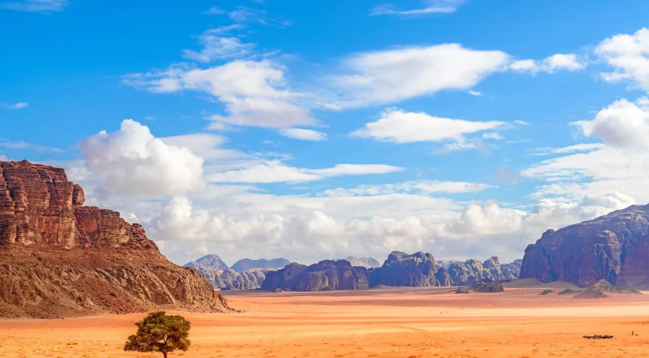 Wadi Rum, na Jordânia