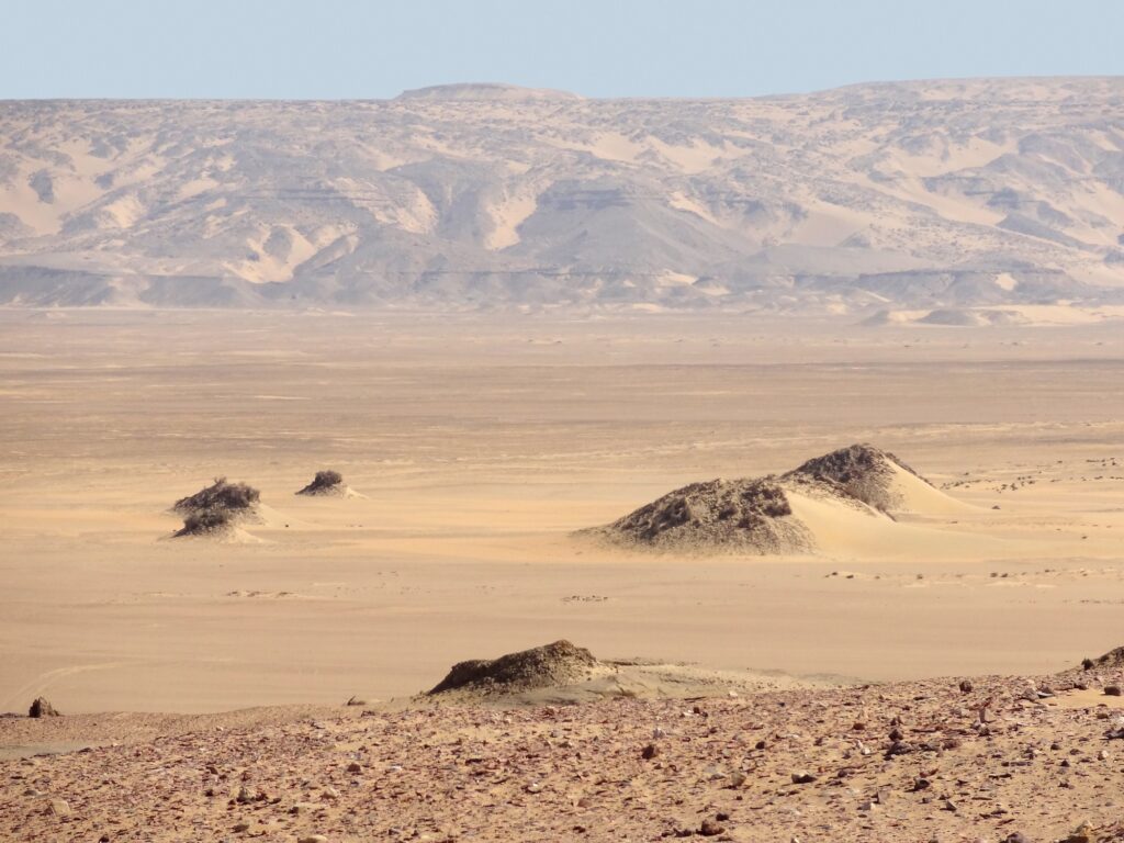 Desert scenery at Kharga Oasis