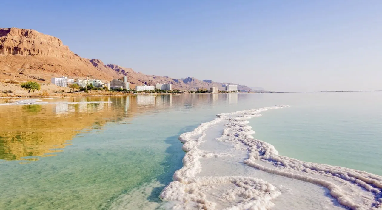 Mar Muerto, en Jordania
