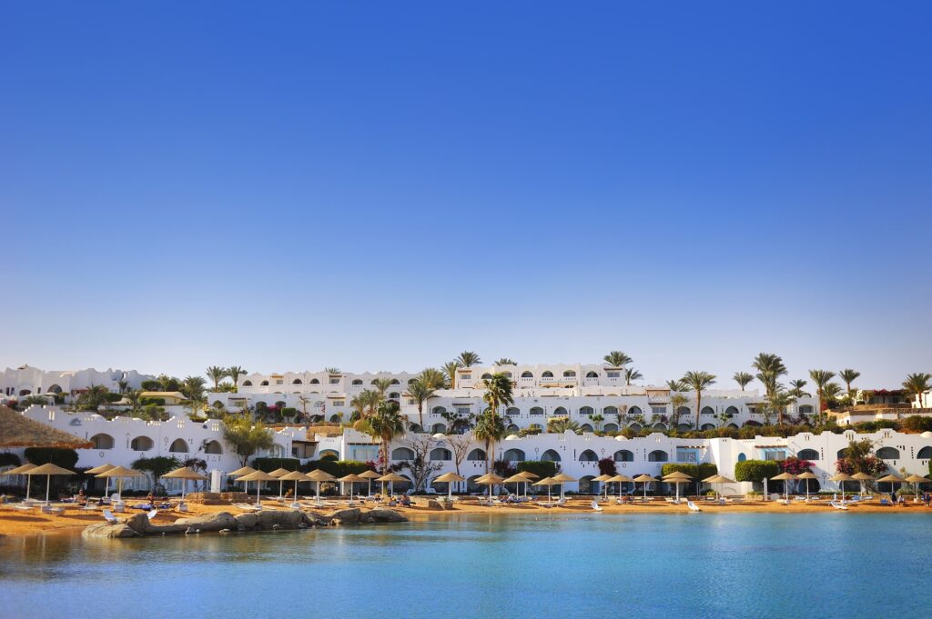 Luxury hotel in Naama Bay, Sharm el Sheikh, Egypt