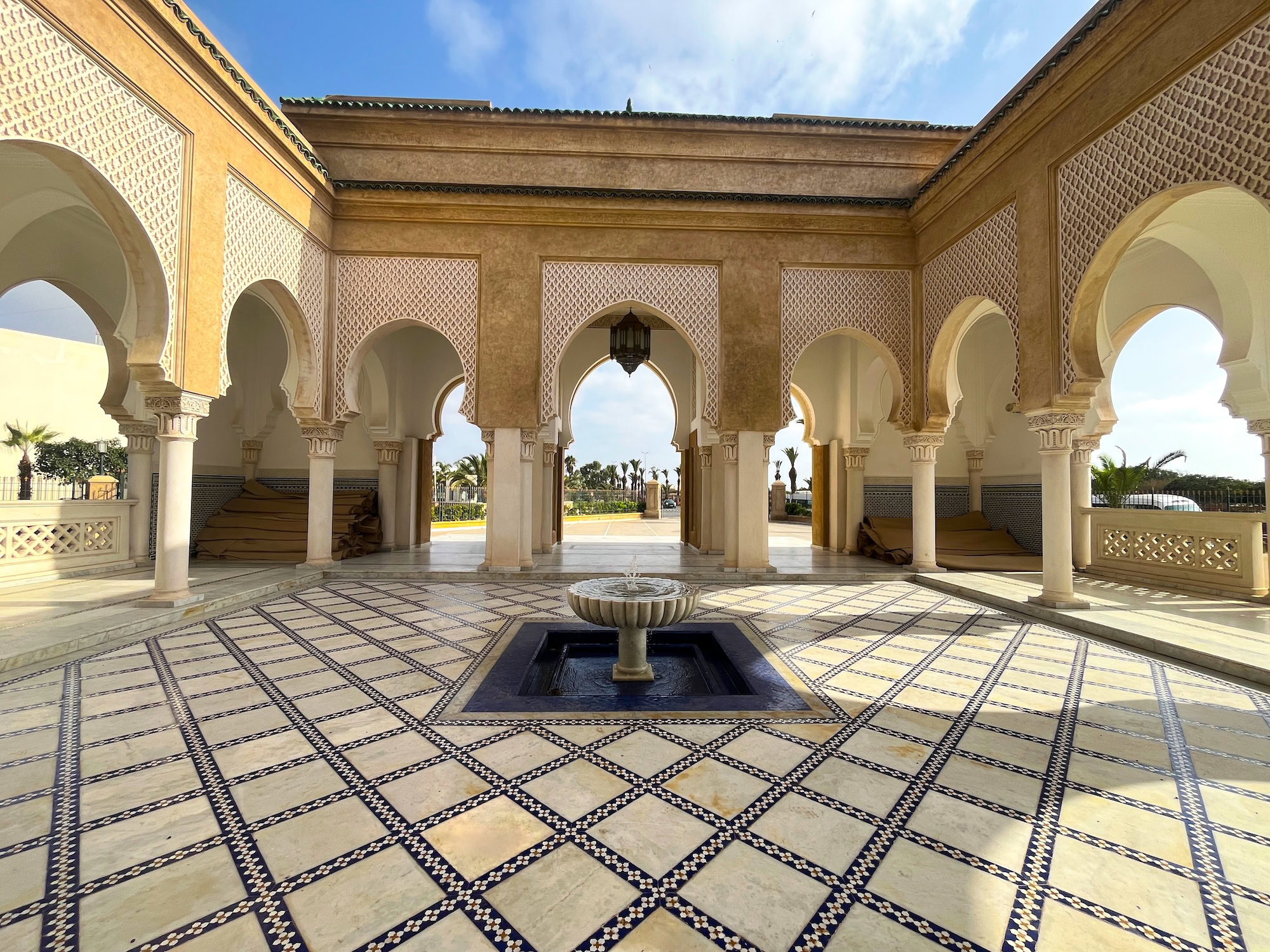 Mausoleo de Mohammed V, en Rabat